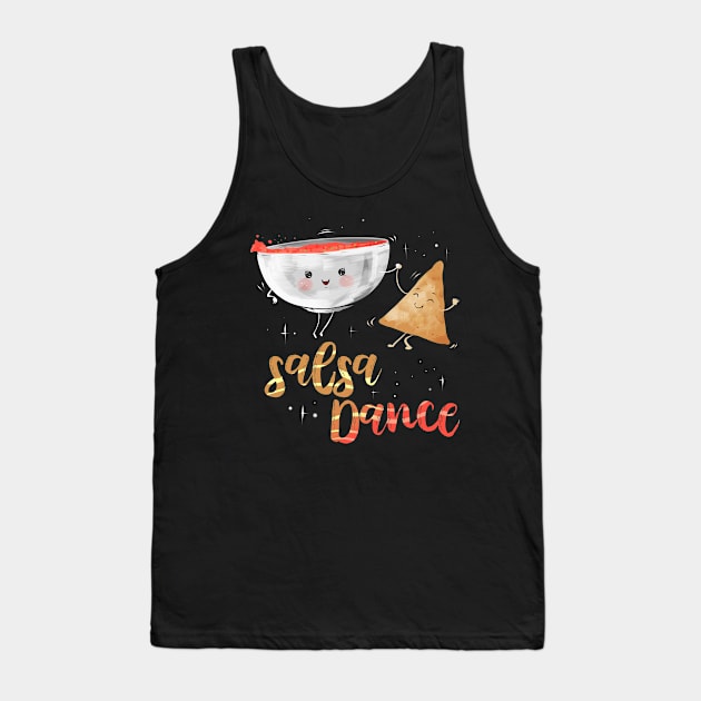 Salsa Dance Pun Dancing Latin Dancer Salsero Tank Top by ChrisselDesigns